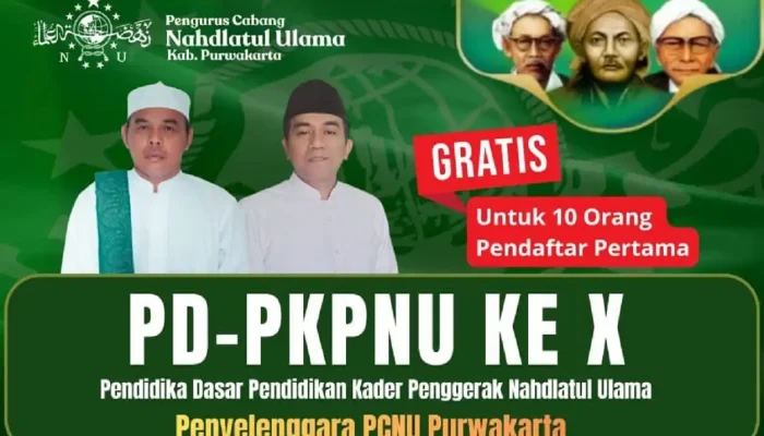 PCNU Purwakarta Buka PD-PKPNU ke-10, Gratis 10 Pendaftar Pertama