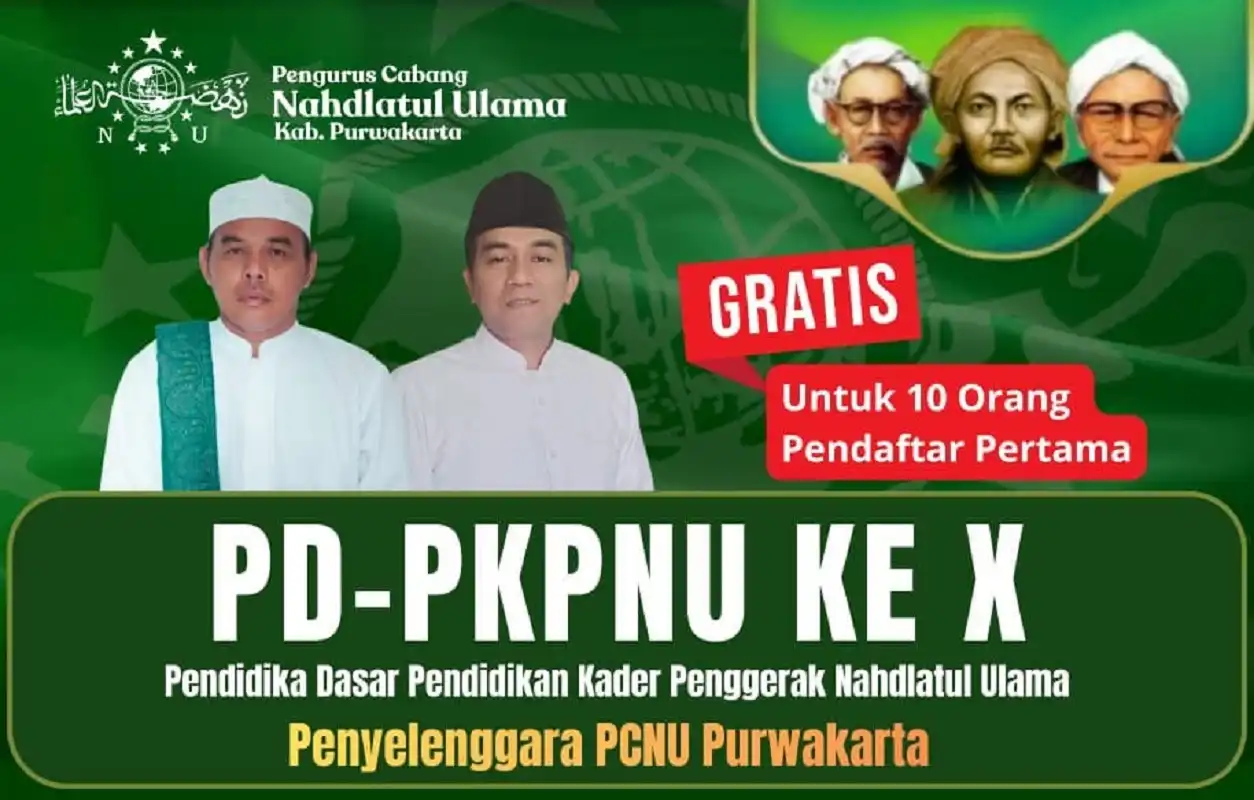 Suasana registrasi dan pembukaan kegiatan pengkaderan yang digelar oleh PCNU Purwakarta.