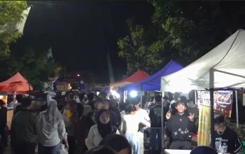 Wiskul Purwakarta di GOR Purnawarman saat pembukaan perdana