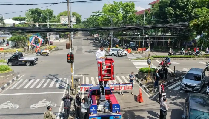 Kabel Udara di Buahbatu Bandung Ditertibkan, Target Selesai Dua Minggu