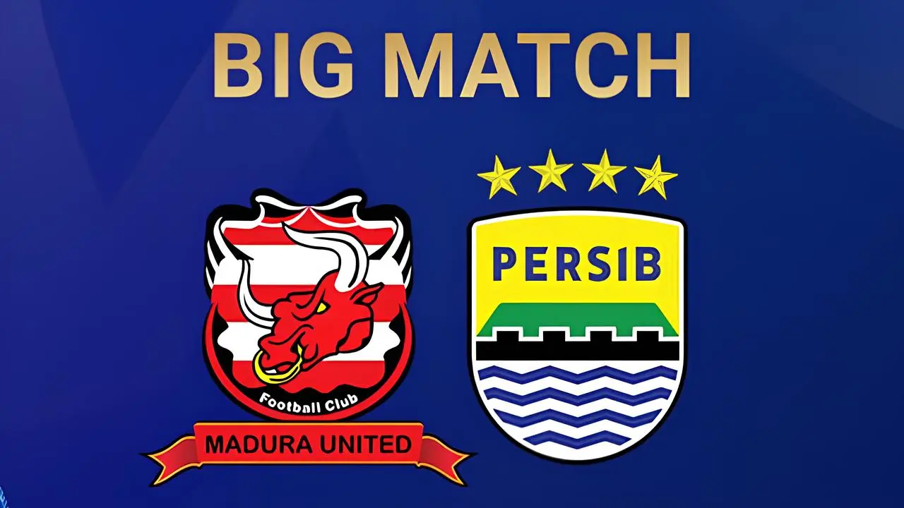 Bojan Hodak dan Marc Klok dalam konferensi pers jelang laga Persib vs Madura United Super League 2025.