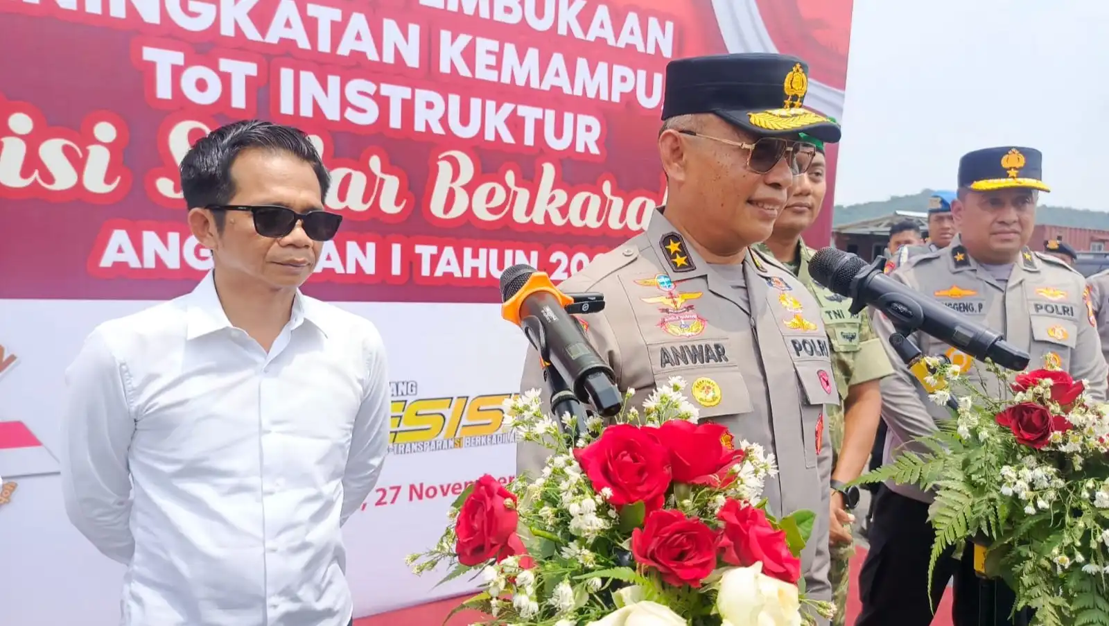 Asisten Kapolri buka TOT Polisi Sadar Berkarakter di Purwakarta November 2025
