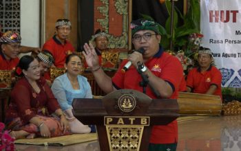 Photo: Ketua PERMATA, Gede Merta Nadhi, saat memberikan sambutan. (dok: Dewa)