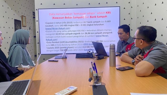 DLH Bandung Dorong Standarisasi Pesan Kang Pisman untuk Tekan Risiko Penumpukan Sampah