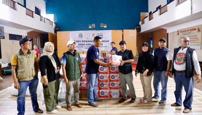 Sekretariat DPRD Jabar Salurkan Bantuan Darurat ke Rancamanyar