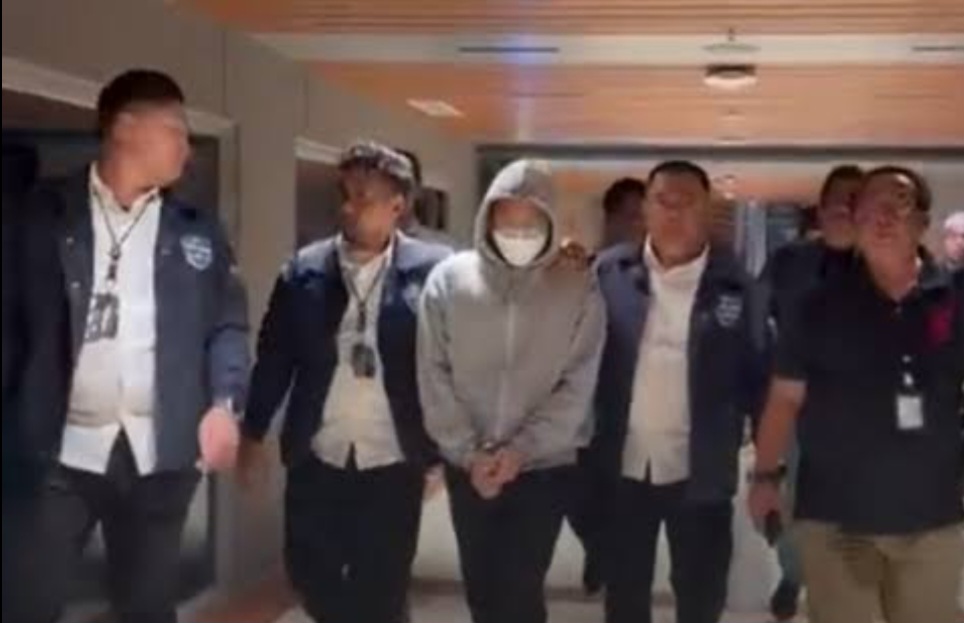 Resbob saat diamankan aparat kepolisian