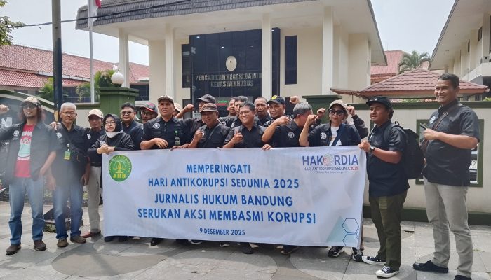 Hakordia 2025: Jurnalis Hukum Bandung Serukan Lawan Korupsi dan Transparansi Publik