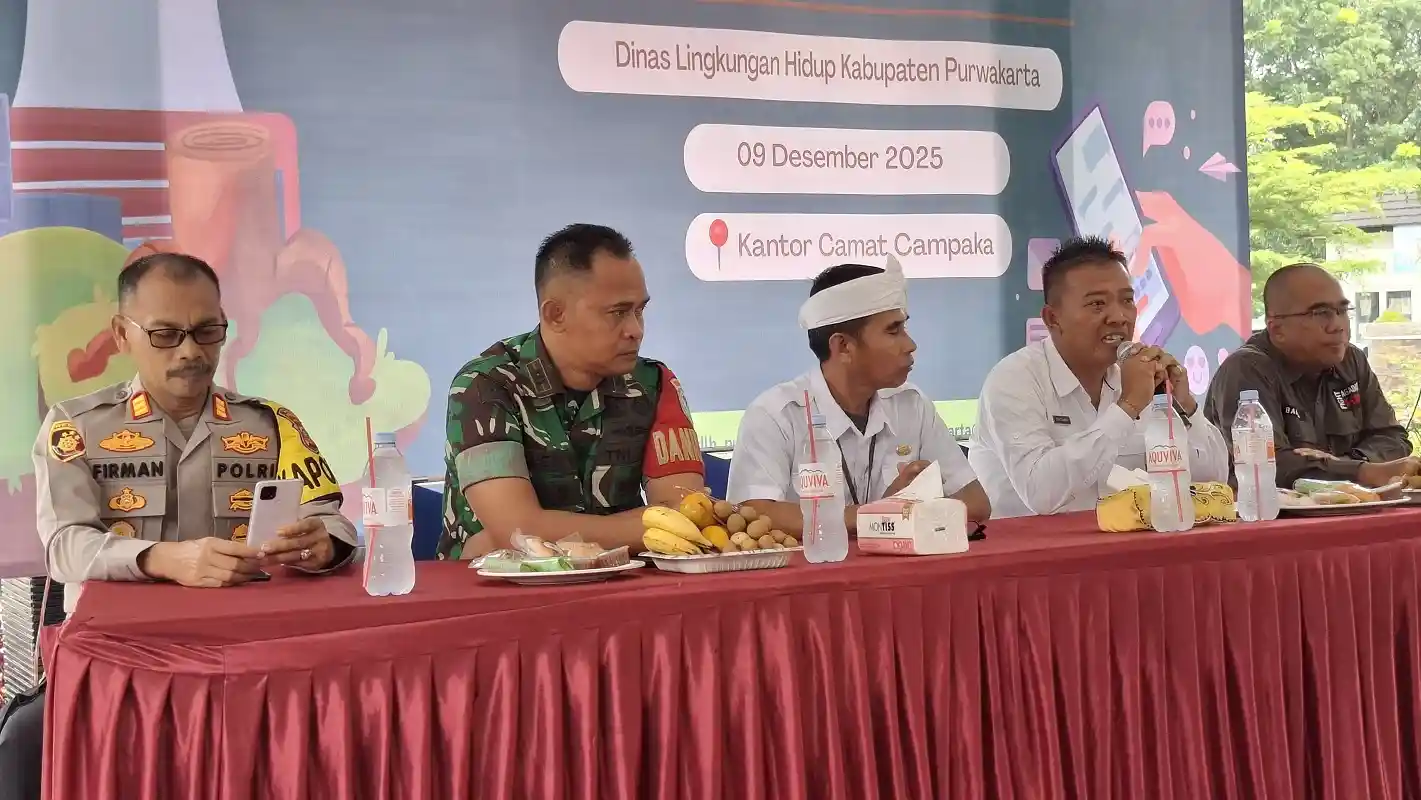 Sosialisasi 4 Kanal Aduan Pencemaran Lingkungan DLH Purwakarta