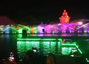 Air Mancur Sri Baduga Hibur Malam Tahun Baru di Purwakarta, 7000 Tiket Gratis Dibagikan