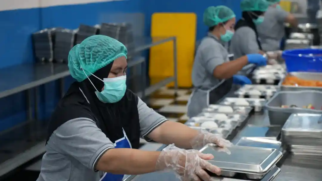 Dapur Makan Bergizi Gratis yang memenuhi SOP dan standar BGN