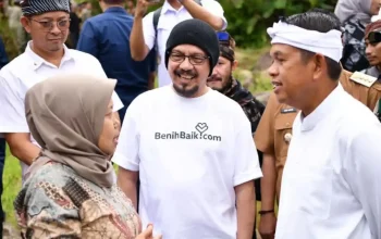 Dedi Mulyadi resmikan PLTMH Sukabumi bersama BenihBaik dan IBEKA