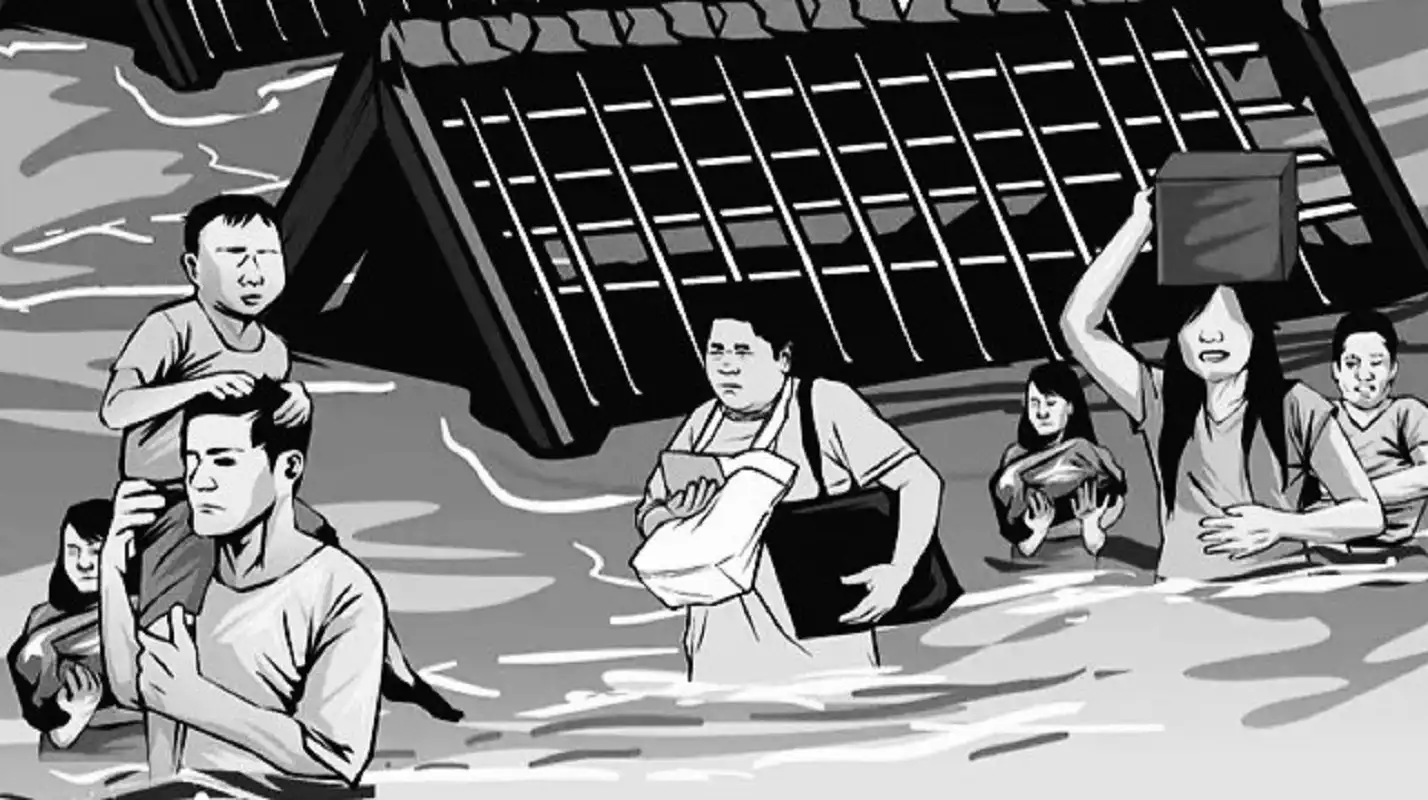 Hujan deras menyebabkan 749 rumah terendam banjir di Kabupaten Bandung