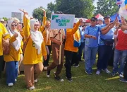 Jaga Toleransi dan Kesehatan, Jalan Santai Kerukunan Kemenag Purwakarta Diserbu Warga