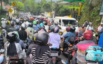 Mobilitas warga Jabar menuju Kawasan Puncak Bogor saat libur Nataru