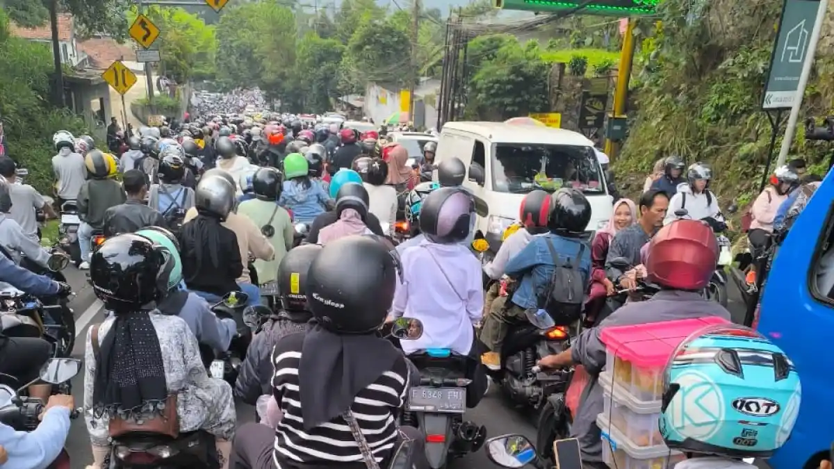 Mobilitas warga Jabar menuju Kawasan Puncak Bogor saat libur Nataru