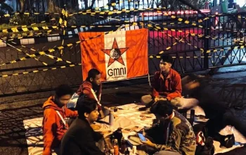 Propemperda Purwakarta cacat prosedur GMNI segel DPRD tuntut naskah akademik