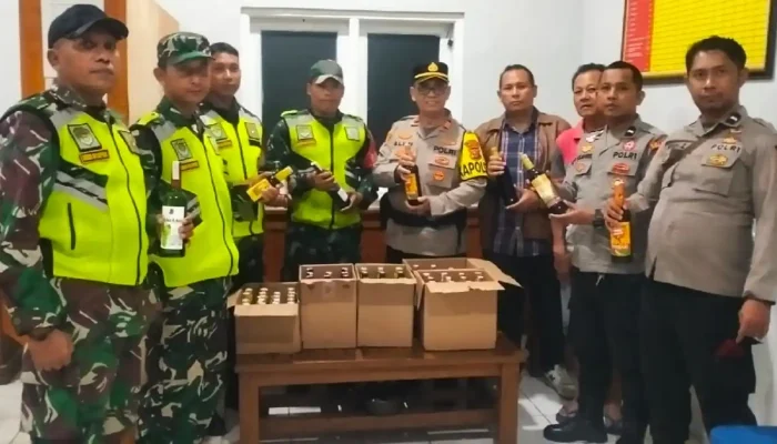 Berantas Miras Jelang Nataru di Purwakarta, Polsek Plered Sisir Warung Jamu Nakal