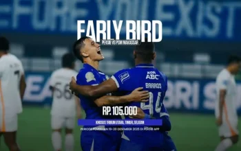 Pembelian tiket Persib vs PSM Makassar di Stadion GBLA Desember 2025