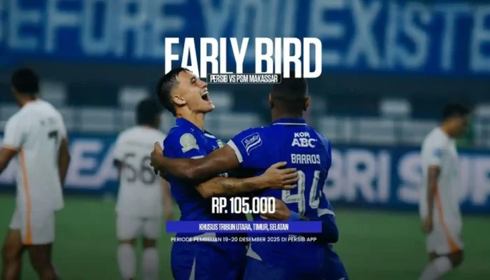 Birukan GBLA Akhir Tahun! Cek Harga Tiket Persib vs PSM Makassar