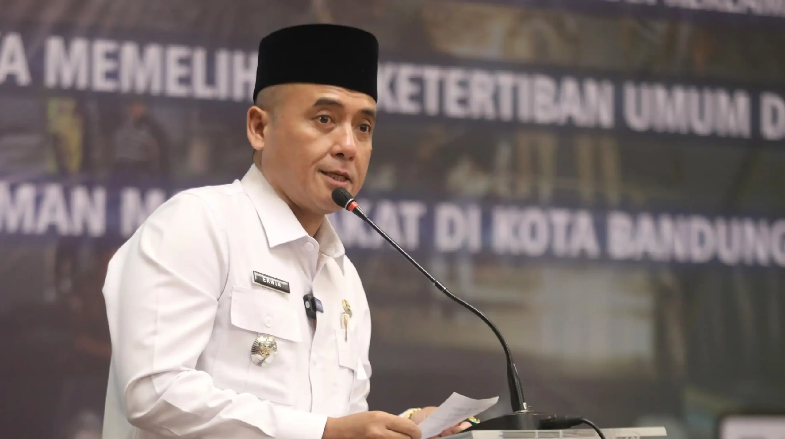 Wakil Wali Kota Bandung Erwin tersangka korupsi kasus pengadaan barang dan jasa.