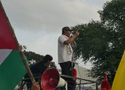 Free Palestine Network Gelar Aksi Solidaritas untuk Venezuela di Depan Kedubes AS