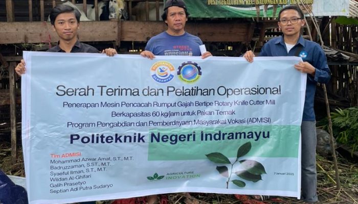 Polindra Kembangkan Mesin Pencacah Rumput untuk Tingkatkan Efisiensi Pakan Ternak