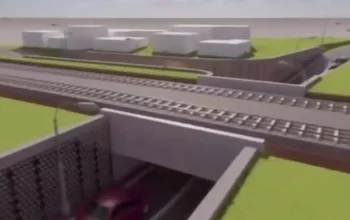 Ilustrasi underpass Jalan Gatot Subroto Cimahi