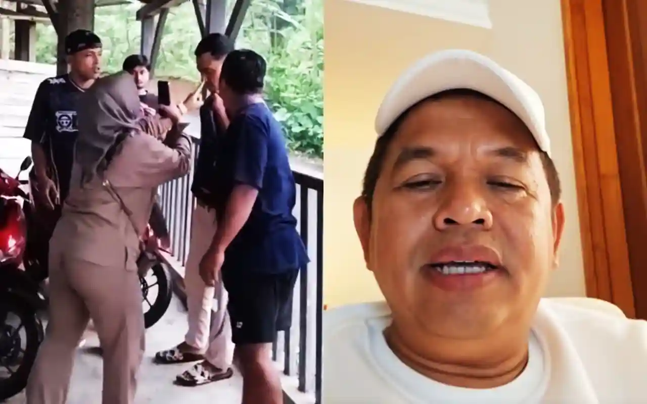 Dedi Mulyadi kecam intimidasi warga Garut kritik jalan rusak desak Bupati Garut segera bertindak.