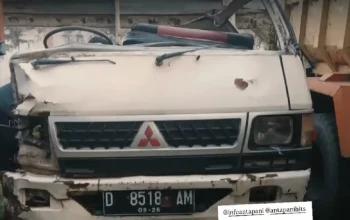 Maling mobil di Bandung tewas kecelakaan maut di Purwakarta bawa L300 curian.