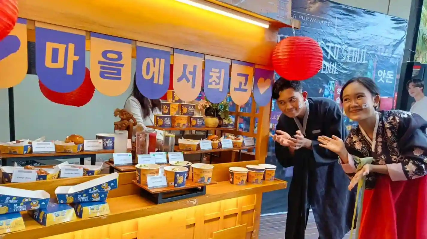 Menu Korea 60 Seconds to Seoul di Hotel Harper Purwakarta