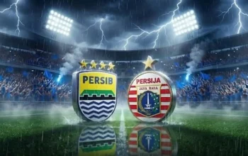 Persib vs Persija Super League di Stadion GBLA Bandung untuk perebutan juara paruh musim liga 1.