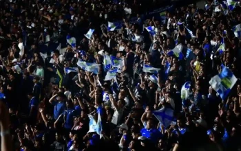 Syarat masuk GBLA dan lokasi penukaran tiket Persib Bandung vs PSBS Biak 2026.