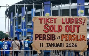 Tiket Persib vs Persija Jakarta di Stadion GBLA 2026 Habis Terjual.
