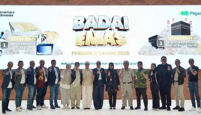 Banjir Hadiah Awal Tahun, Pegadaian Kanwil X Jawa Barat Sambut Meriah Pengundian Badai Emas Periode II 2025