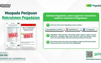 Pegadaian Jawa Barat imbauan penipuan lowongan kerja