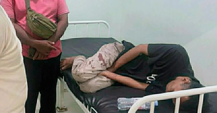 Pelaku diduga ODGJ diamankan aparat.