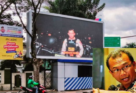 Videotron di Atas Pos Gatur Jalan Surapati Bandung, Ahli: Jangan Sampai Fasilitas Publik Jadi Kedok Iklan