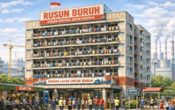 Ilustrasi rusun buruh