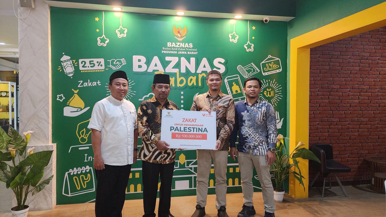 BAZNAS Jawa Barat Terima Donasi Rp723 Juta untuk Palestina dan Sumatera
