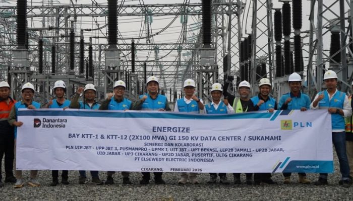 Tuntaskan GI 150 kV Lebih Cepat, Listrik untuk Data Center Microsoft di Cikarang Resmi Beroperasi