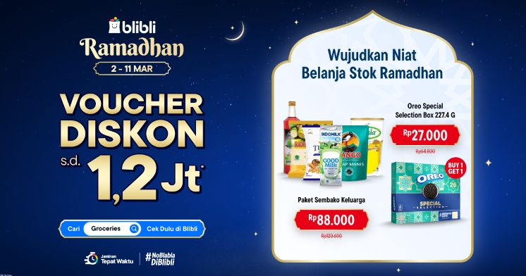 Promo Ramadhan Blibli 2026: Diskon hingga Rp1,2 Juta dan Flash Sale Tiga Kali Sehari