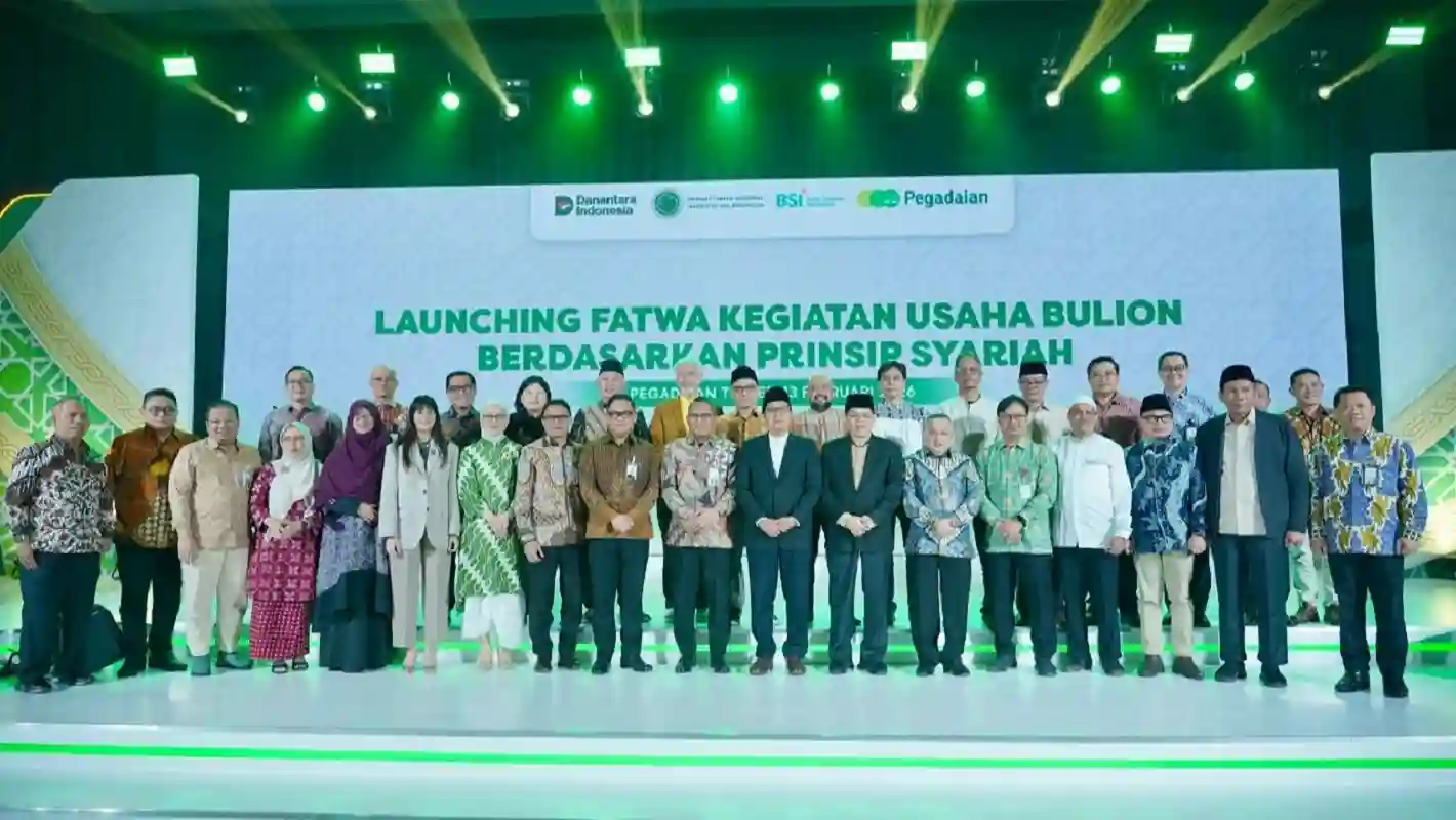 Peluncuran Fatwa Bulion Syariah DSN-MUI dan layanan Bank Emas Pegadaian