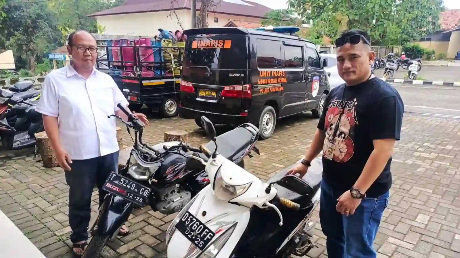 Motor hasil curanmor diamankan Satreskrim Polres Purwakarta