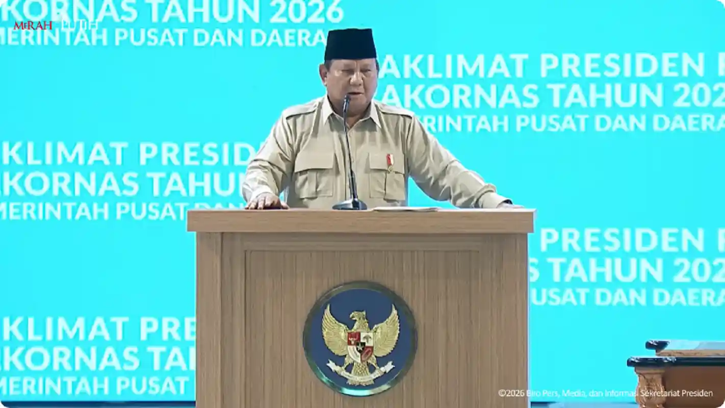 Presiden Prabowo Subianto menyampaikan wacana Gentengisasi atap genteng tanah