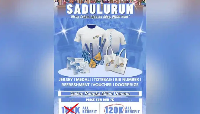 UNISMU Gelar Price Fun Run 7K, Ajak Warga Purwakarta Hidup Sehat