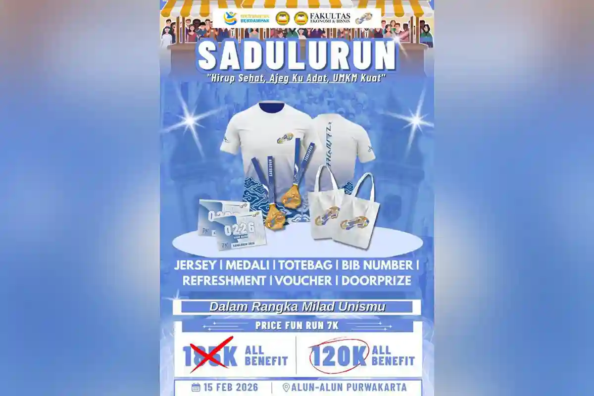 Price Fun Run 7K UNISMU Purwakarta Milad ke-2