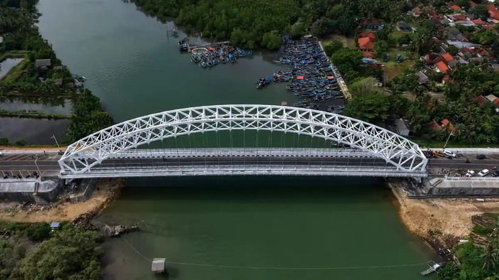Jembatan di wilayah Jawa Barat.