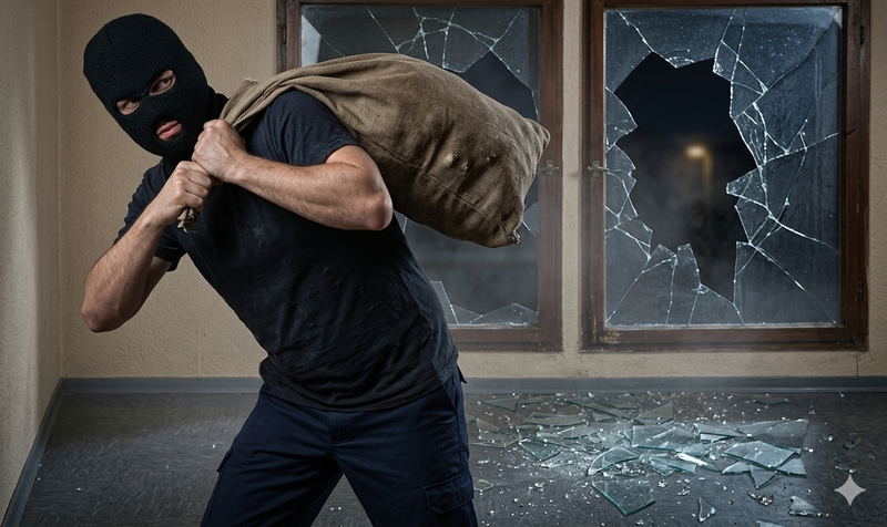 Ilustrasi aksi perampokan