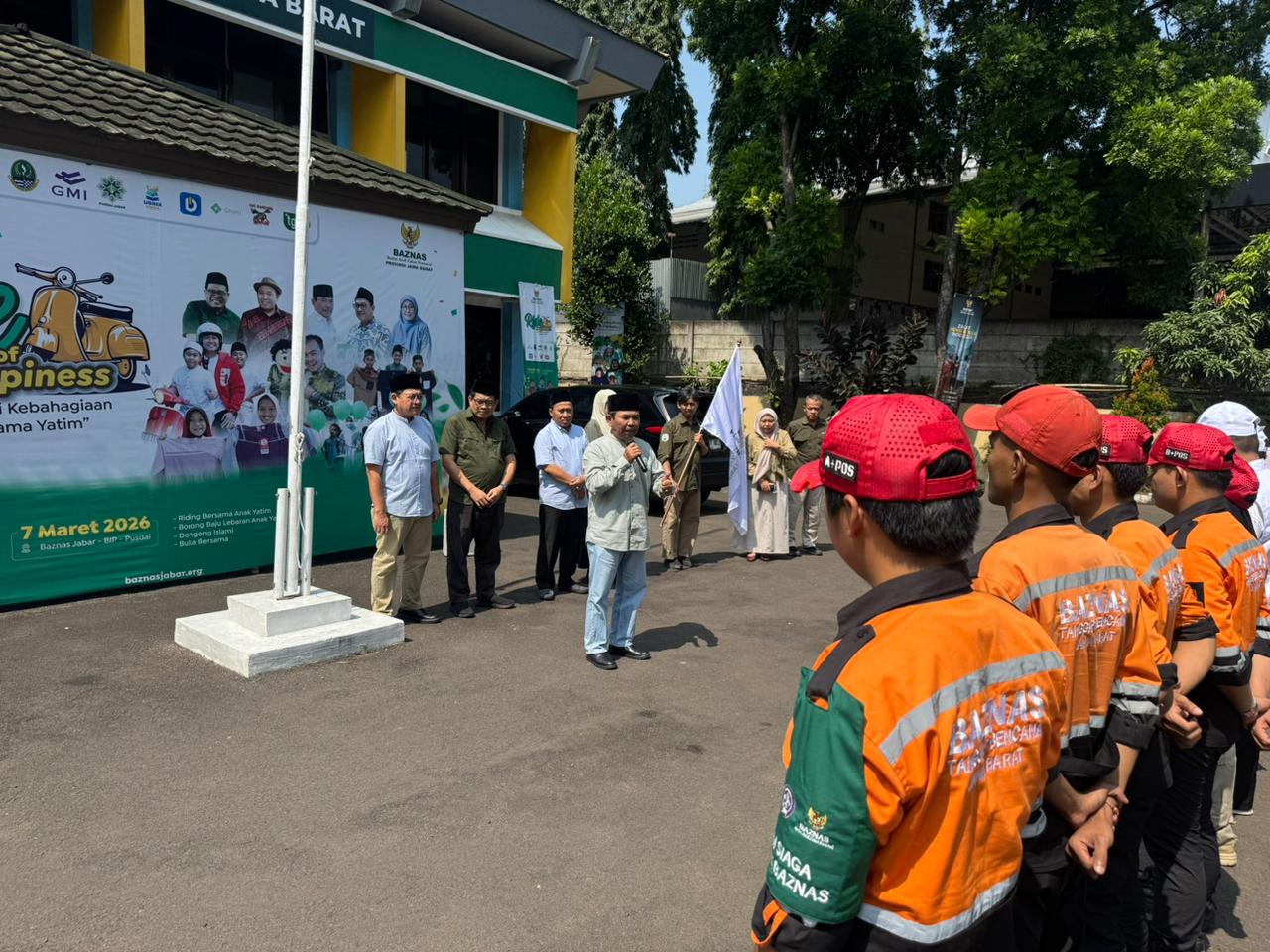BAZNAS Jabar Hadir di Jalur Padat Mudik, Fokus Jaga Keselamatan Pemudik