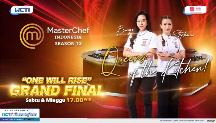 Grand Final MasterChef Indonesia Memanas, Bunga dan Stephani Adu Menu Penentu Juara